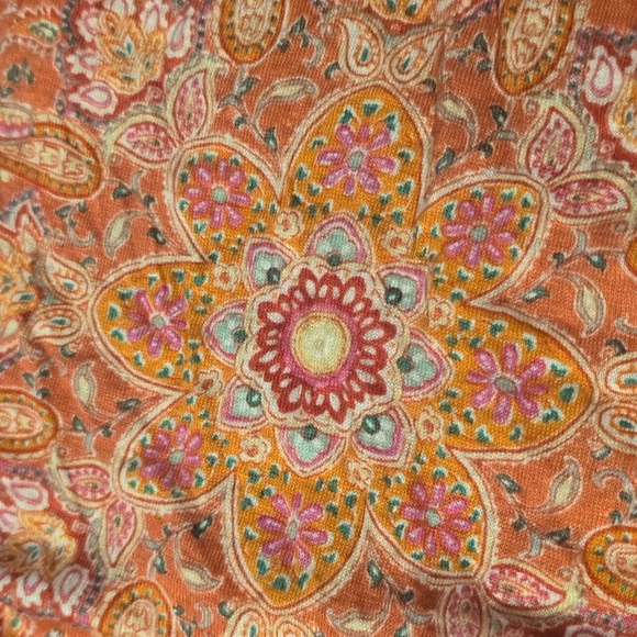 Joie Orange Linen Tank Top Size Large - Picture 4 of 4